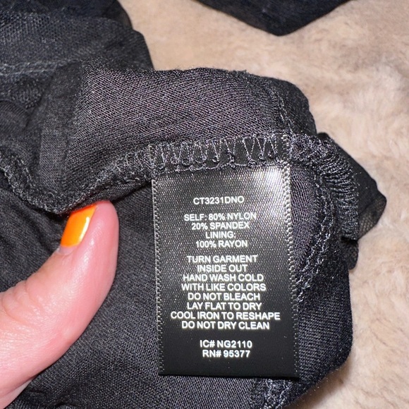 Sanctuary Dotted Black Sheer Long Sleeve Top S - Picture 3 of 7